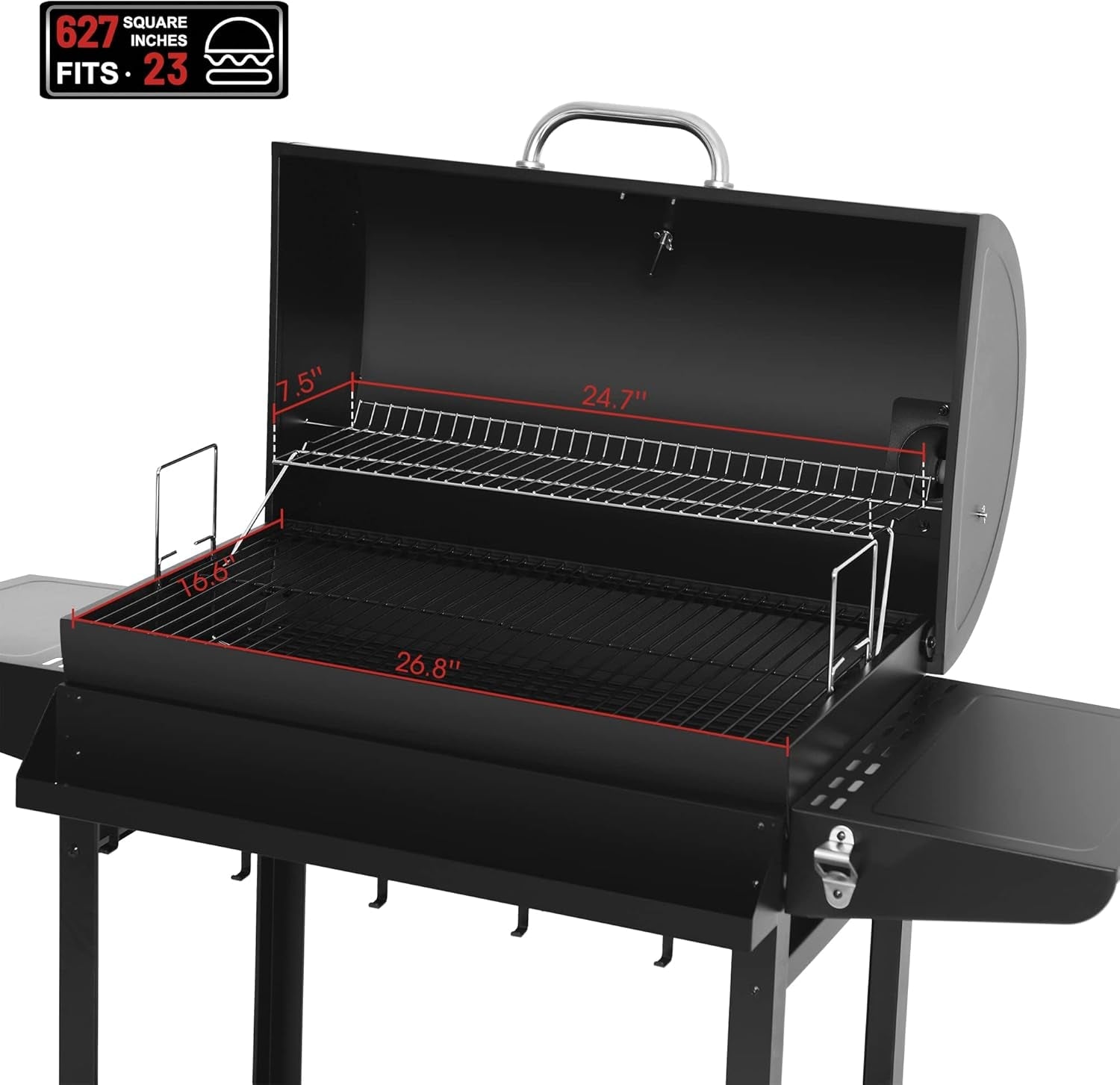 Commercial Thirty Inch Charcoal Grill Warming Rack
