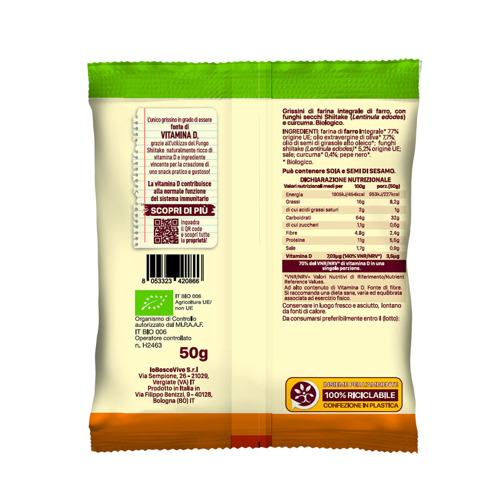Grissini alla Curcuma & Shiitake BIO 50g-4