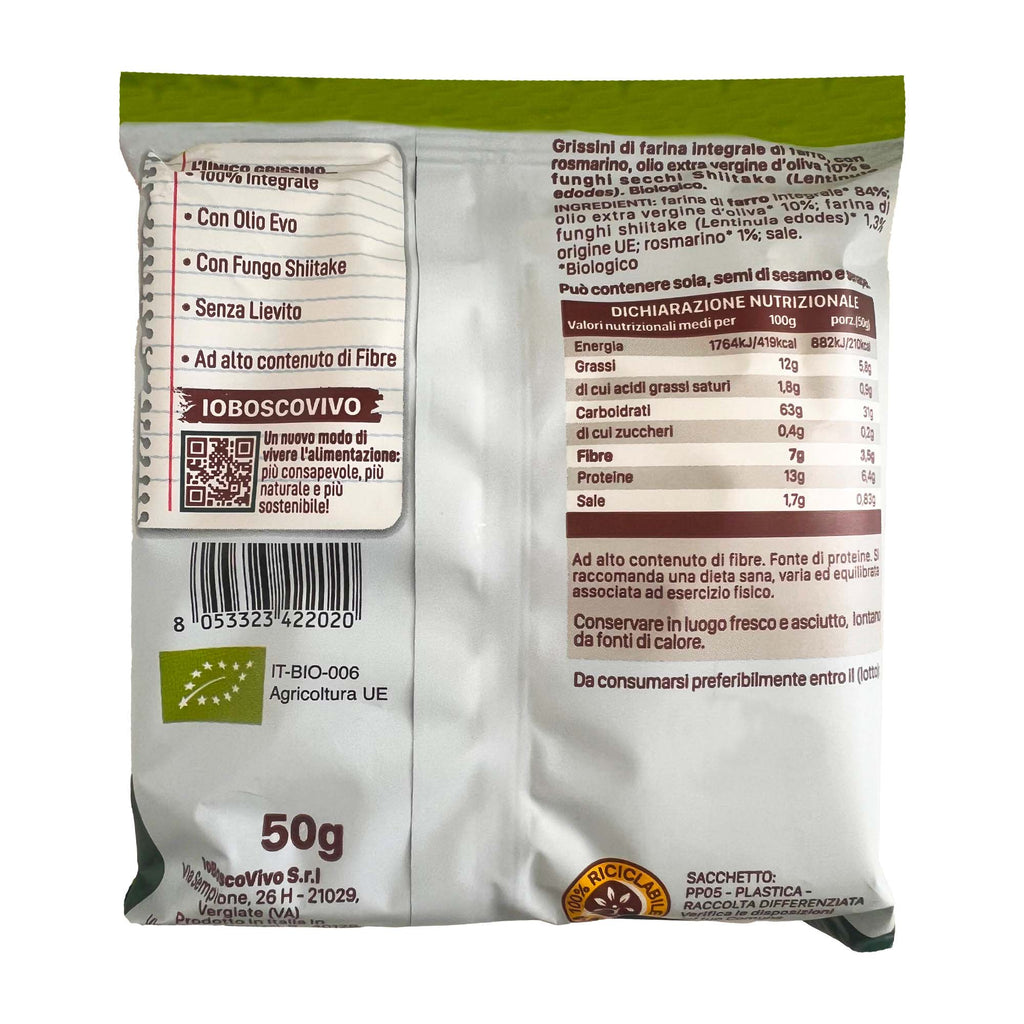 Grissini al Rosmarino & Shiitake BIO 50g-4