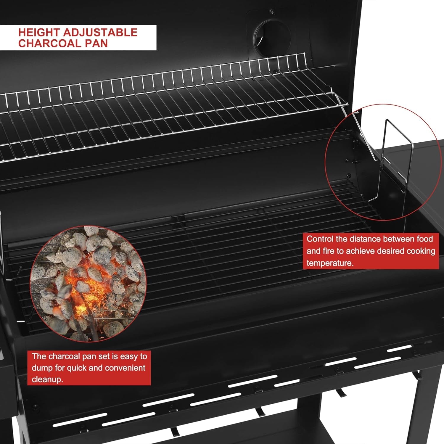 Commercial Thirty Inch Charcoal Grill Warming Rack