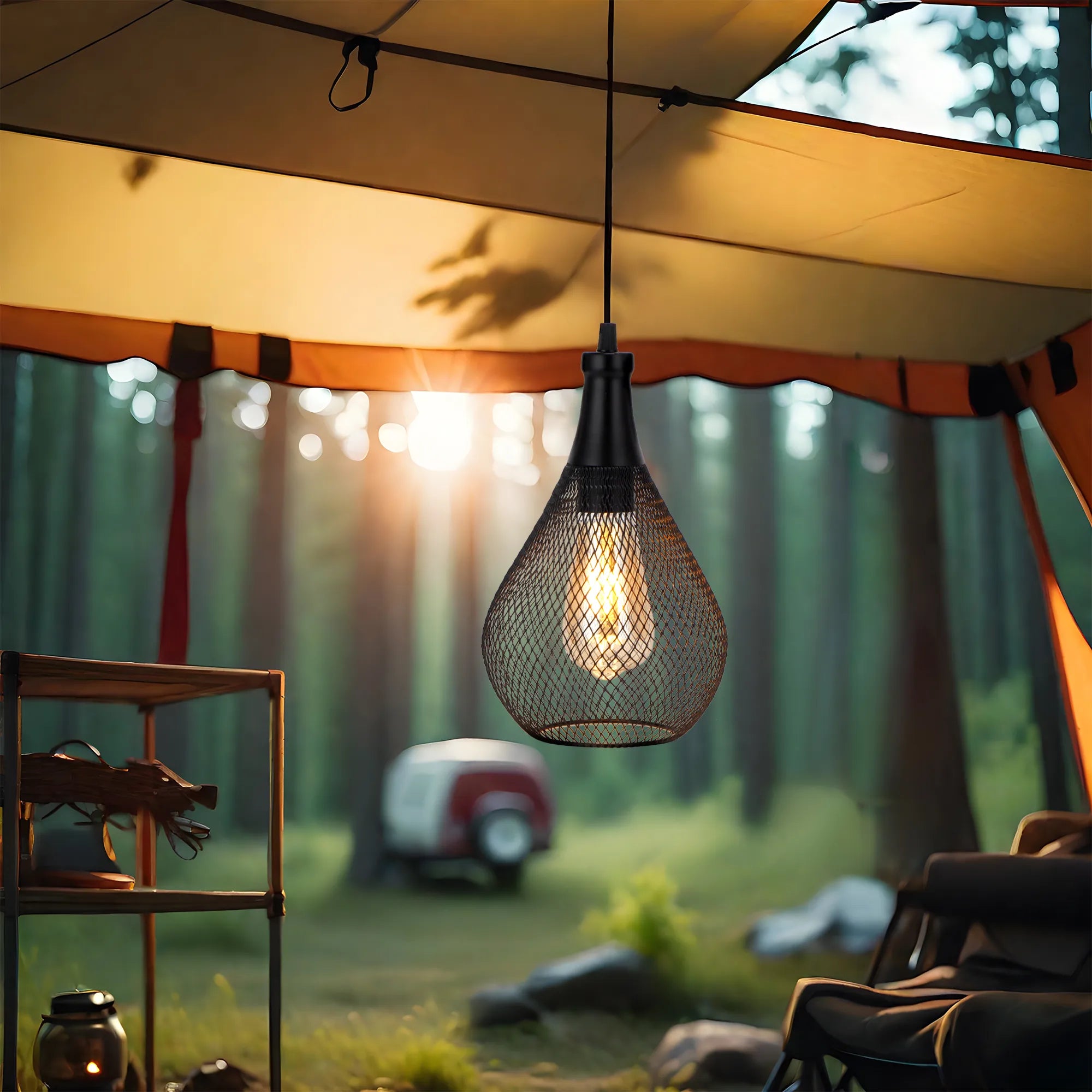 Battery Operated Hanging Lamp-5