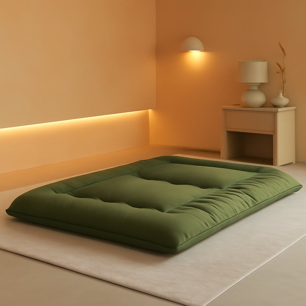 Twin Futon Mattress Portable Thick Roll-Up Floor Comfort