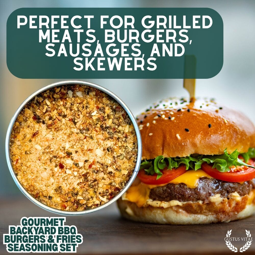 Gourmet Backyard BBQ Burgers & Fries Seasoning Set - Six Pack-2