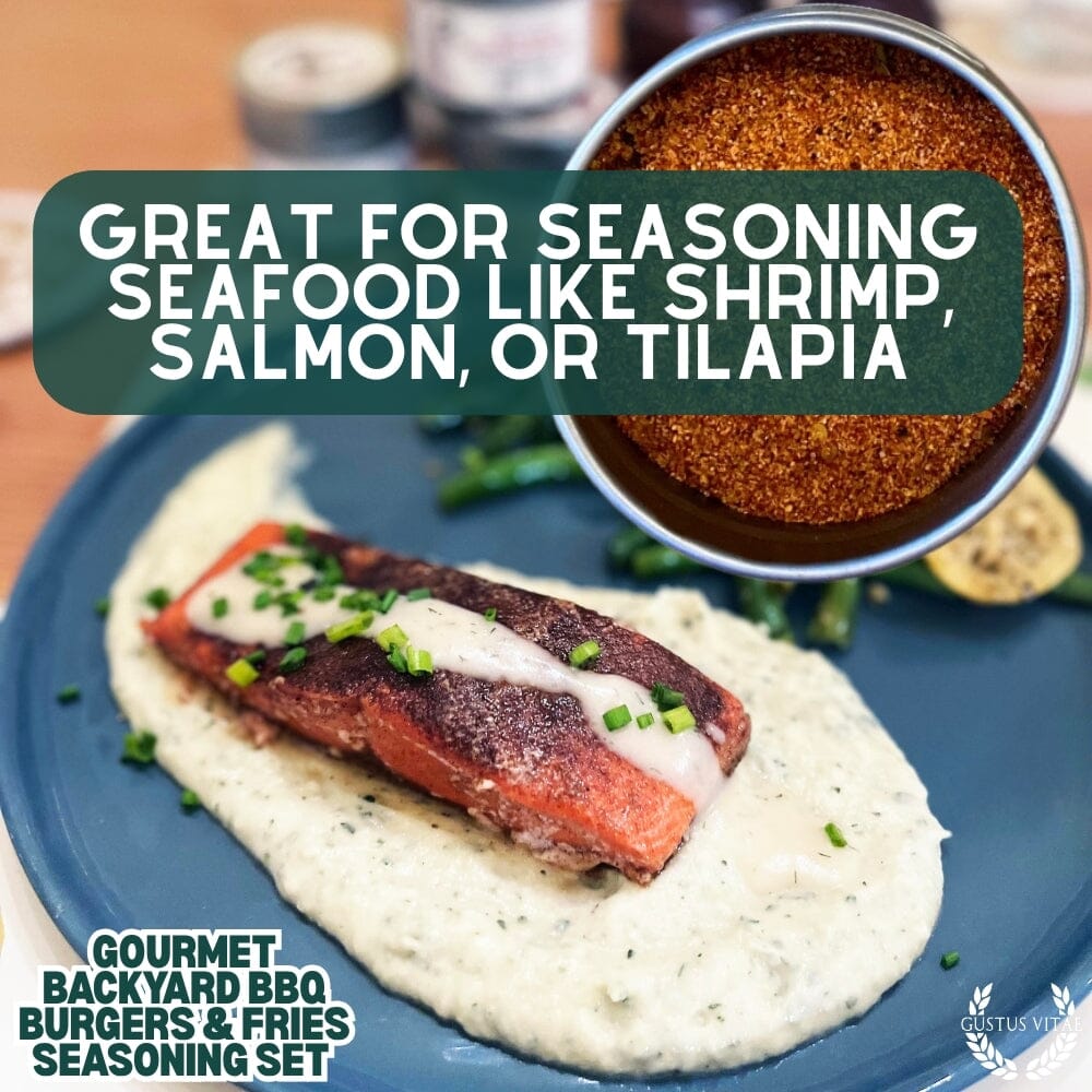 Gourmet Backyard BBQ Burgers & Fries Seasoning Set - Six Pack-4